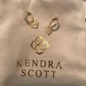 Kendra Scott Ari Heart Huggie Earrings